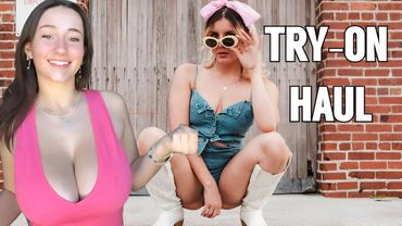 Transparent Try on haul  | No bra | Get ready with me | part 2