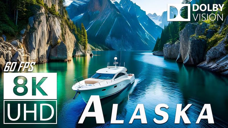 آلاسکا - فیلم آرامش‌بخش منظره با موسیقی الهام‌بخش سینمایی - ویدیوی Ultra HD 8K (60 فریم در ثانیه)