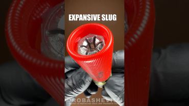 SLUG SHOTGUN SHELL #12gauge #shotgunshorts #expansiveslug #asmr #reloadanimation #drobashot