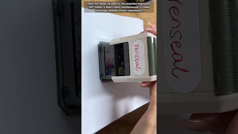 Professional Grade CMY Ink Stamp For Vibrant Creative Projects