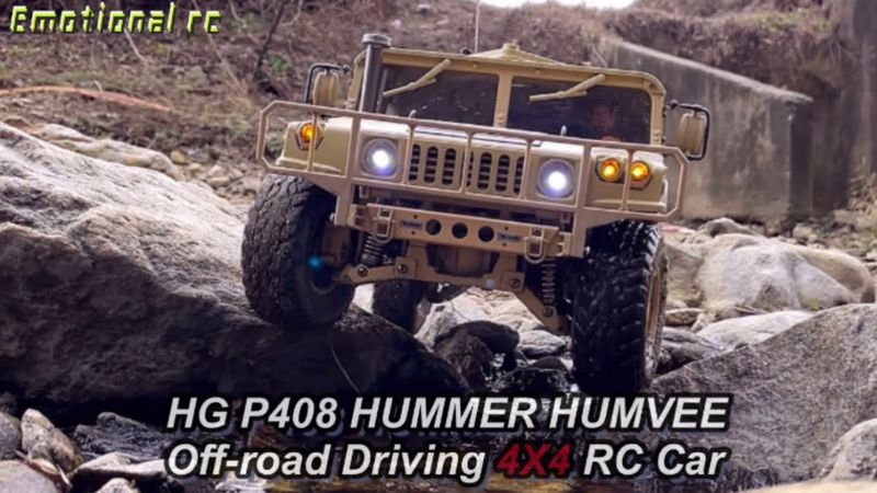 HG P408 HUMMER HUMVEE Off-road Driving 4X4 RC Car
