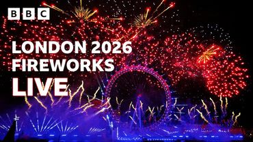Happy New Year Live! 🎆 London Fireworks 2026 🔴 BBC