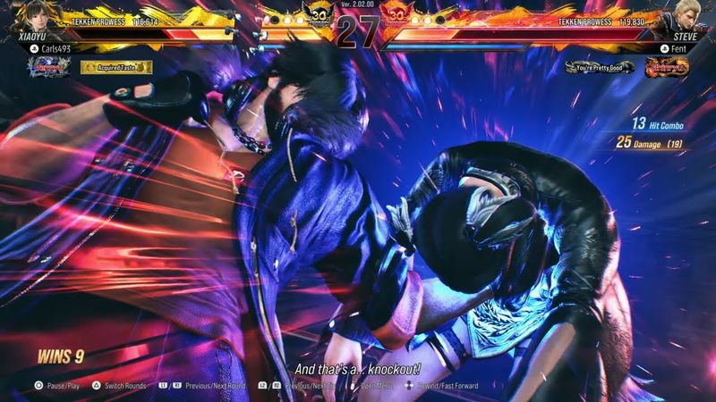 Tekken 8: Match #372 (Ranked): Carls493 (Xiaoyu) Vs. Fent (Steve)