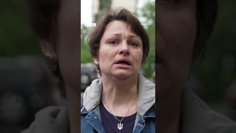 Обстріл Києва: "О третій ночі діти подзвонили з криком: До нас попало"  #новини #війна #київ #shorts