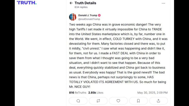 Trump signals fresh trade tensions with China | AFP