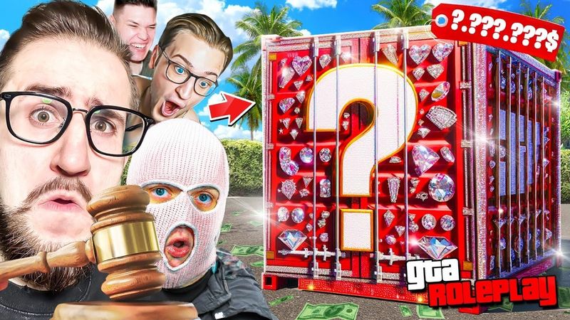 АЛИСА РЕШАЕТ КАКОЙ КОНТЕЙНЕР ОТКРЫТЬ! ОЧЕНЬ ЗРЯ! ШОУ - АУКЦИОН ЗА КОНТЕЙНЕРЫ 10 МАШИН! (GTA 5 RP)