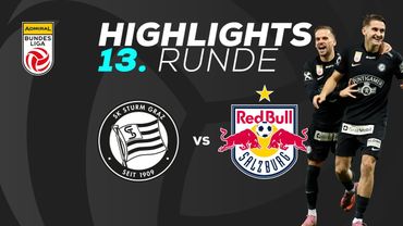 SK Puntigamer Sturm Graz - FC Red Bull Salzburg 13. Runde ADMIRAL Bundesliga 2025/26