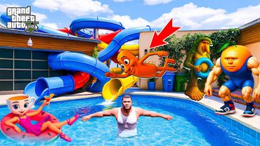 ФРАНКЛИН мен БРЕЙНРОТТАР АКВАПАРКТЕН СЫРҒАНАДЫ (GTA V)