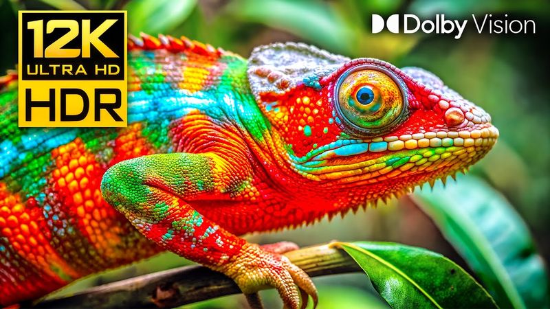 Beautiful Animals in STUNNING 12K HDR | Extreme Colors 2025