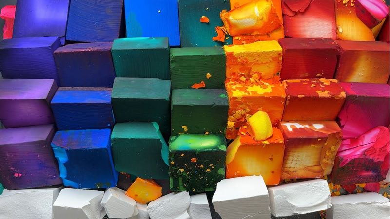 Juicy Soft Rainbow Chalks💕🌈