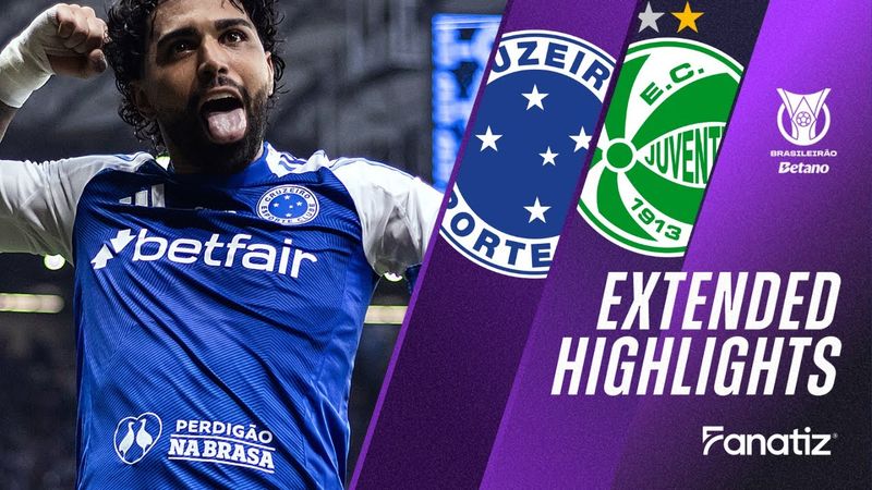 Cruzeiro vs. Juventude 4 - 0 I Game Highlights I Brasileirão 2025