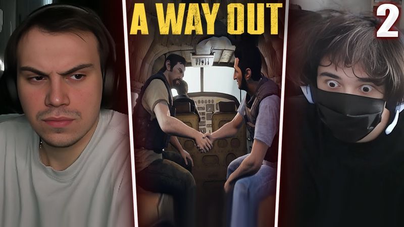 ГЛЕБ И РОСТИК ИГРАЮТ В A Way Out #2 / ФИНАЛ (две концовки) | Sasavot и Rostikfacekid