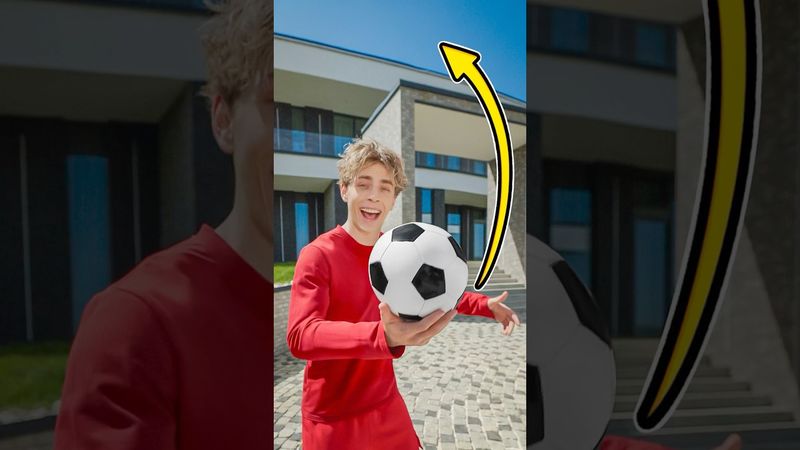 ¡Clavada de balón sobre la casa!