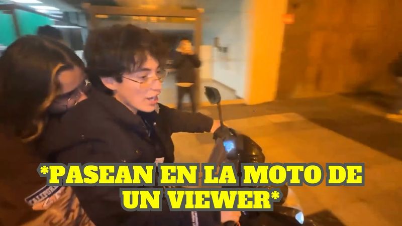 GLOGLO PASE CON EMIKUKIS EN LA MOTO DE UN VIEWER