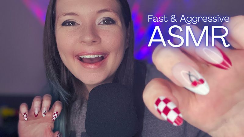 ASMR Fast and Aggressive Setting and Breaking the Pattern with Different Triggers