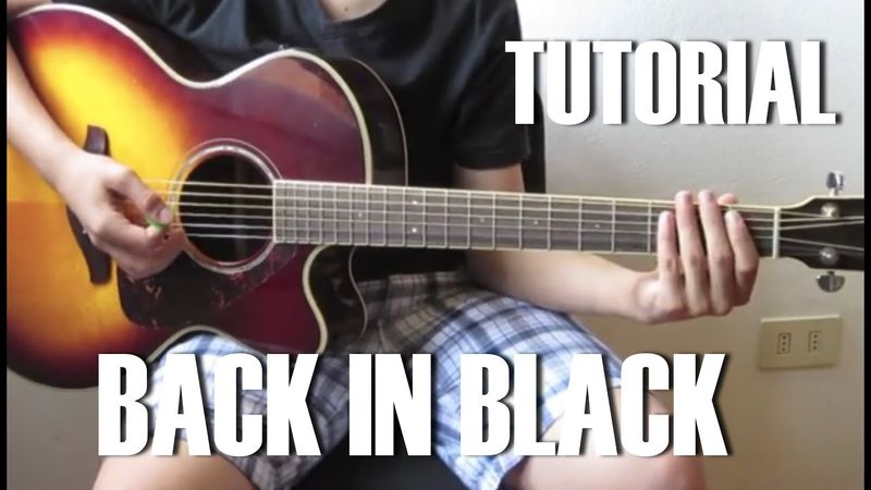 Back in Black - AC/DC - Guitar Lesson ITA [HD]