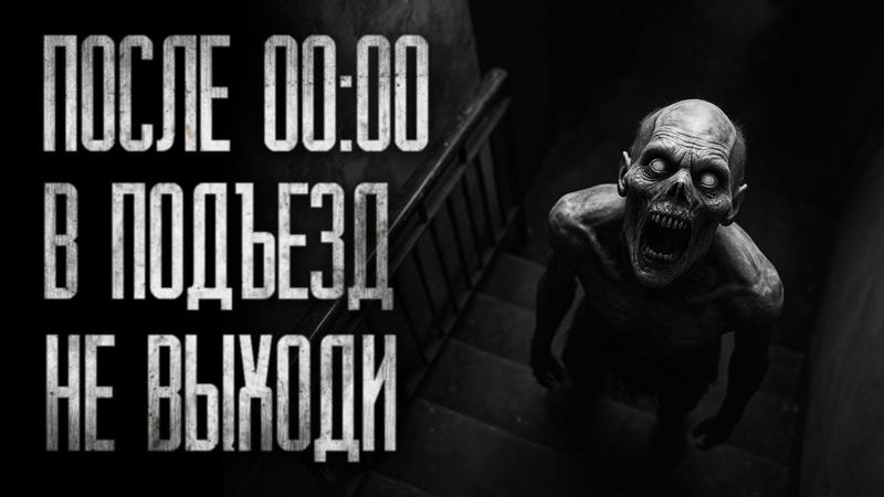 ПОСЛЕ ПОЛУНОЧИ В ПОДЪЕЗД НЕ ВЫХОДИ (ВСЕ ЧАСТИ)...Страшные истории на ночь