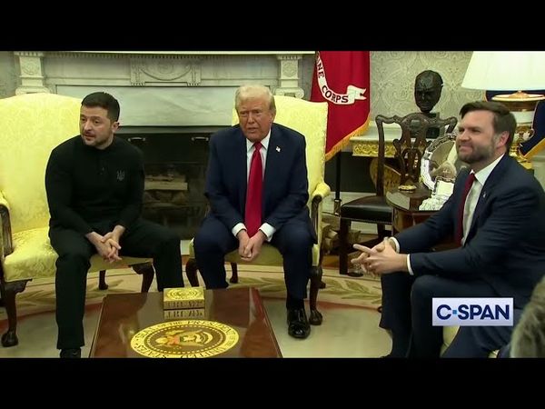 Трамп и Зеленский поругались в Белом доме [ русский перевод ]