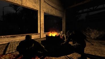 S.T.A.L.K.E.R. - Разговоры Сталкеров у Костра - Бар, Территория Долга 002 #stalker #сталкер