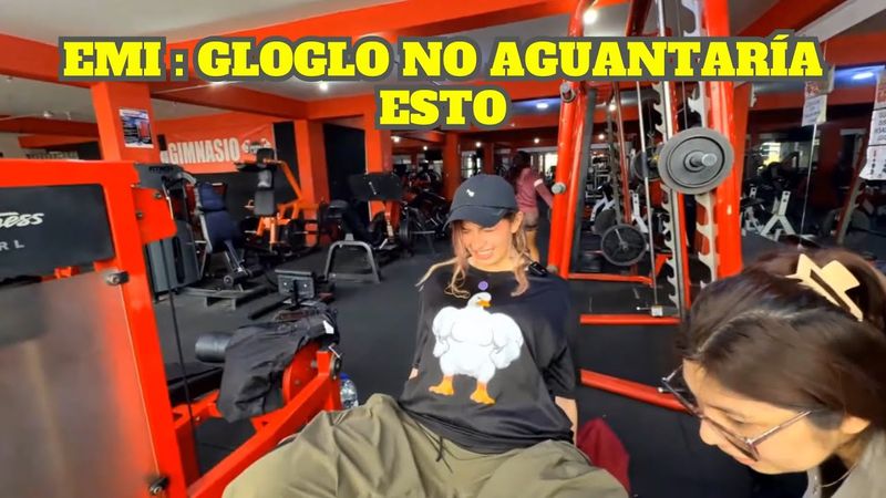 EMI QUIERE LLEVAR A GLOGLO AL GYM PARA QUE SUFRA