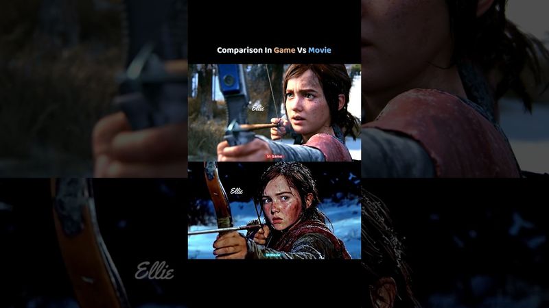 In Game VS Movie 1980 💀 The Last Of Us 1 #thelastofus #tlou #tlou2 #shorts #shortvideo