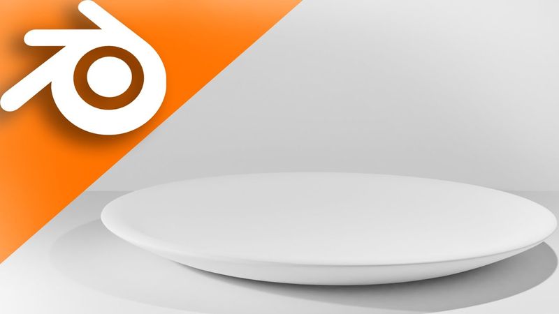 Как сделать тарелку в Blender Урок