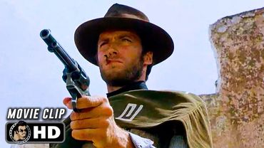 Eastwood Shows Off His Shooting Skills Scene | FOR A FEW DOLLARS MORE (1965) Movie CLIP HD