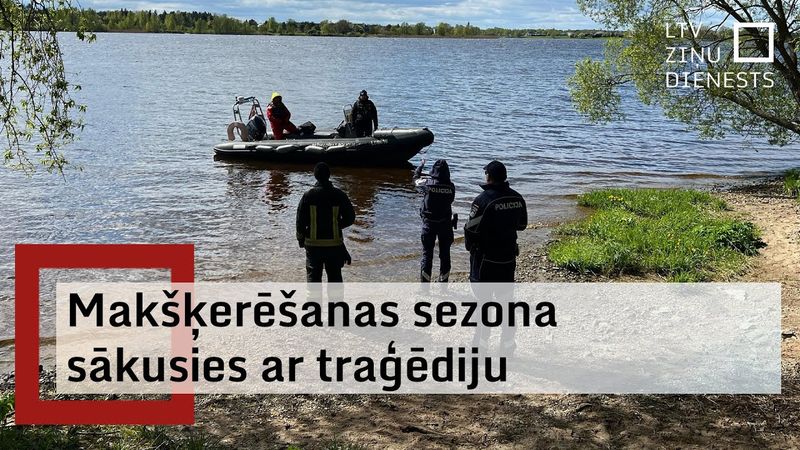 Glābēji un brīvprātīgie jau piekto dienu meklē, visticamāk, noslīkušā makšķernieka ķermeni