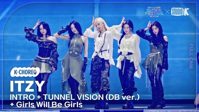 [K-Choreo 4K] 있지 'INTRO + TUNNEL VISION(DB ver.)+ Girls Will Be Girls' (ITZY) @뮤직뱅크글로벌페스티벌 251230