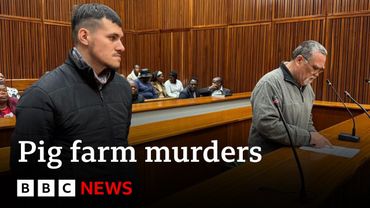 South African farmer on trial accused of feeding women to pigs | BBC News