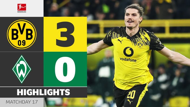 Solid Win To Kick Off 2026! | BORUSSIA DORTMUND - WERDER BREMEN | Highlights | MD 17 – Bundesliga