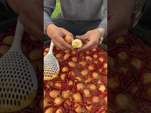 តោះបងមើលអ៊ុំហូបពងមាន់😋 (ចិន)2023 #ឆ្ងាញ់ៗ😋💥