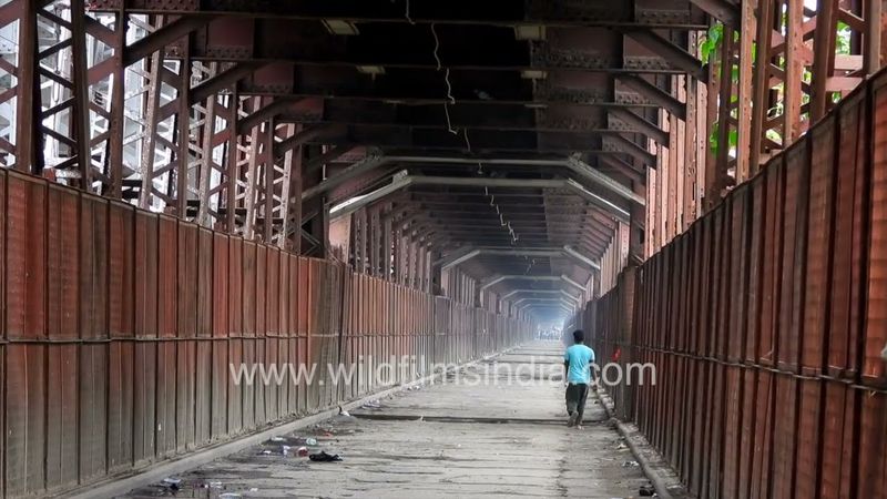 150-year-old iron bridge and famous bridge no 249in the railways even today it is running fast Delhi