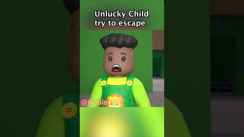 Unlucky Child Escape Jail #roblox #shorts #animation
