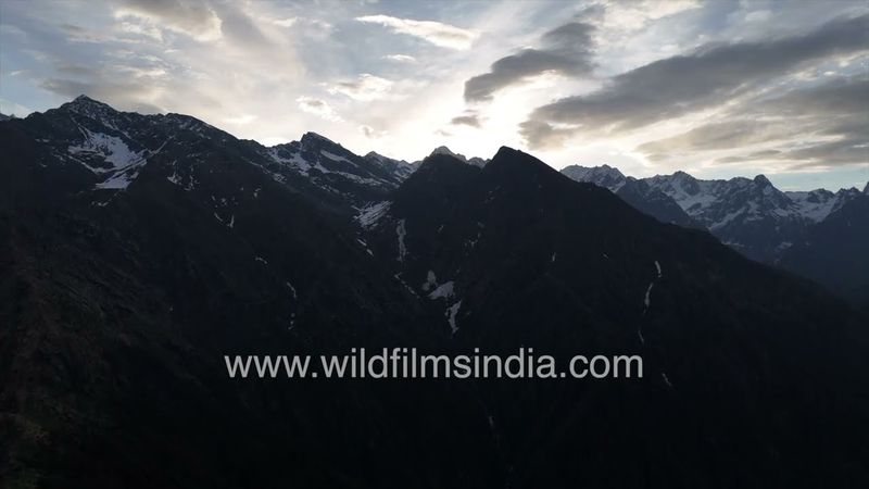 Budha Madhmaheshwar in Uttarakhand, with a fabulous green meadow and views of Chaukhamba massif