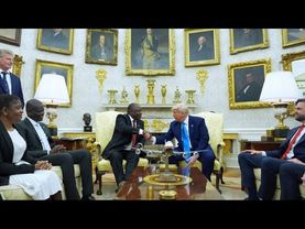 Trump confronts South Africa's Ramaphosa with baseless claims of systematic killing of white farmers