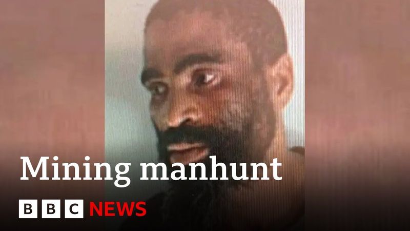 Searching for South Africa’s alleged illegal mining boss ‘Tiger’ | BBC News