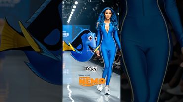 Finding Nemo Characters in REAL LIFE on a Luxury Runway! 🐠🔥 (AI Gone Viral) #aiart #findingnemo
