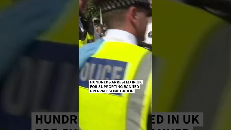 Hundreds arrested in UK for supporting banned pro-Palestine group