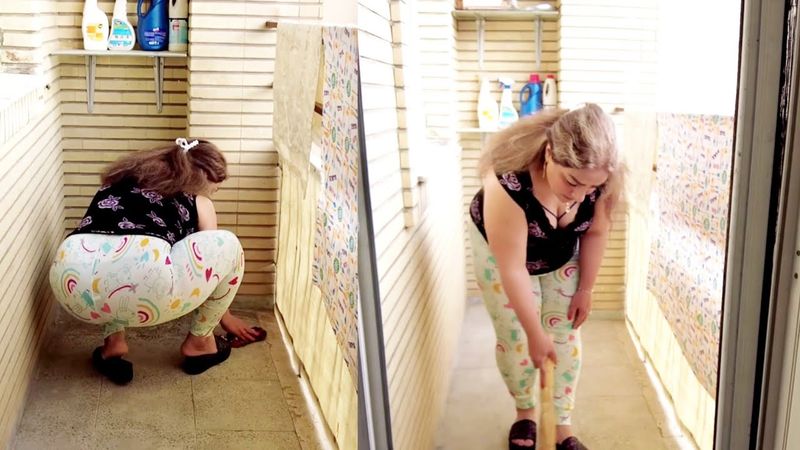 Balcony Cleaned Again 😍 So Satisfying!