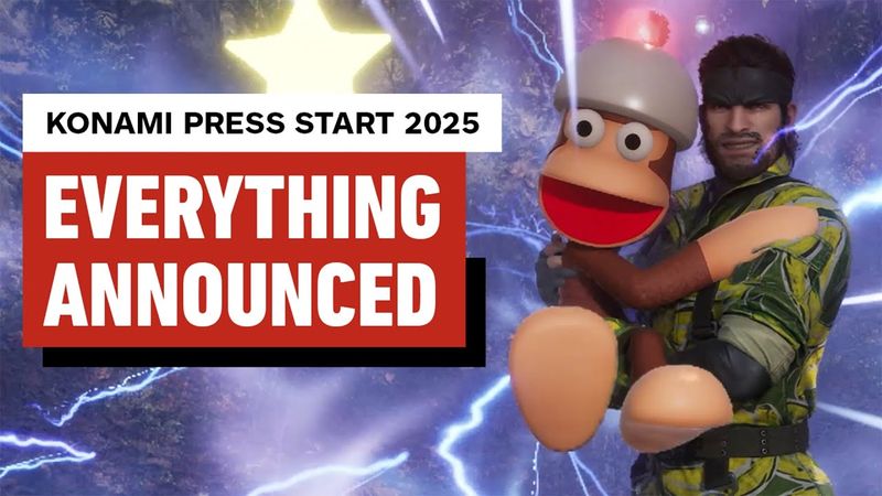 Konami Press Start 2025: Everything Announced