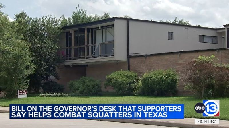 Anti-squatter bill headed to Gov. Abbott's desk could make it easier for landlords to evict tenants
