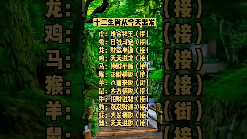 十二生肖從今天起必須接！接了！轉發！功德無量！#傳統文化 #國學智慧 #生肖文化 #國學文化 #十二生肖 #運勢 #正能量 #玄學 #命理 #傳承文化 #民間傳說