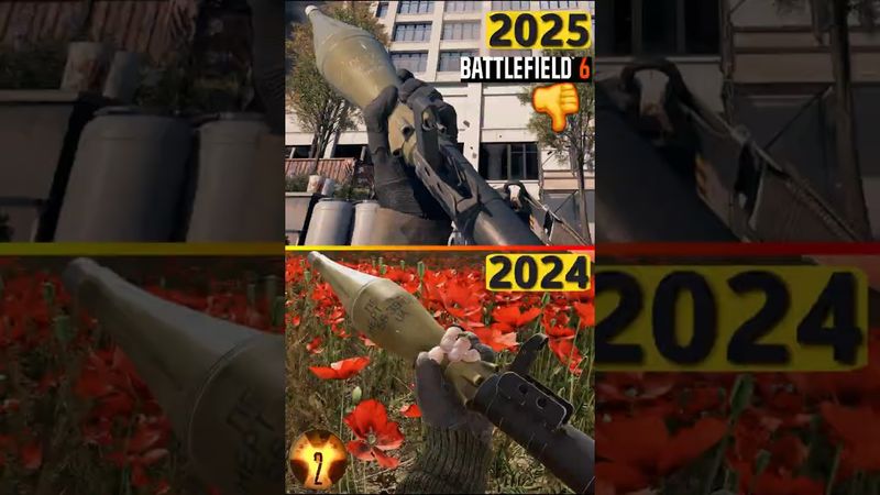 ☢️ Physics in STALKER 2 vs Battlefield 6 😮 #Shorts #Stalker2 #battlefield6