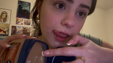 asmr spit painting con vaselina!