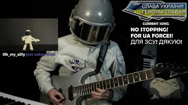 Space music Stream (supporting UA Forces) 2 march 2022