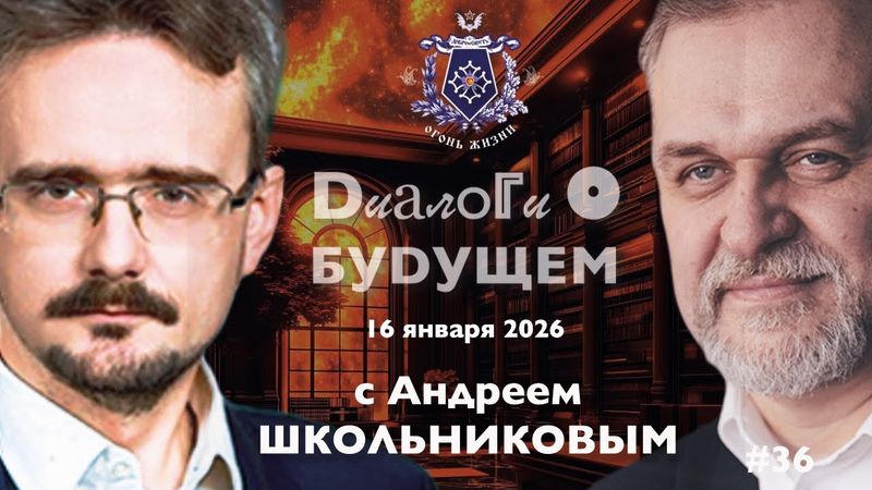 Диалоги о БУДУЩЕМ с Андреем ШКОЛЬНИКОВЫМ. 16 января 2026. О происходящем в мире и к чему это ведёт.