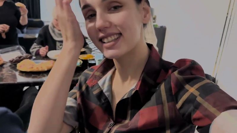 Дедушка и бабушка у нас в гостях