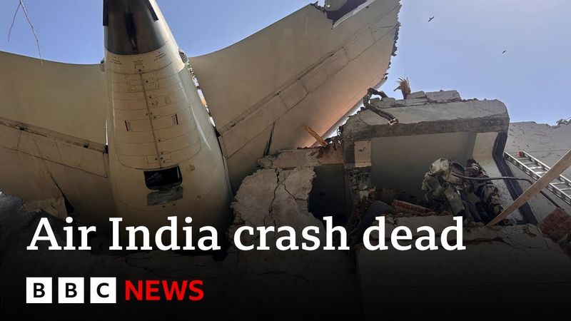 Air India confirms 241 on board plane killed with one survivor in Ahmedabad crash | BBC News