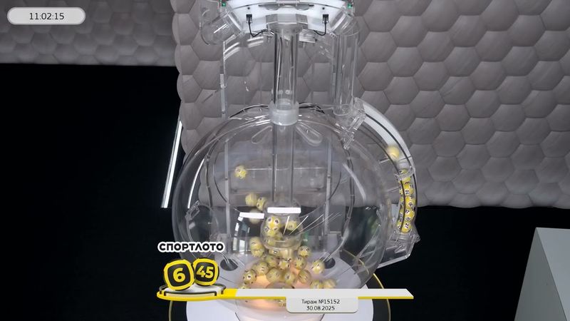 Столото представляет | Лотерея «Спортлото «6 из 45». Тираж № 15152 от 30.08.2025 г.